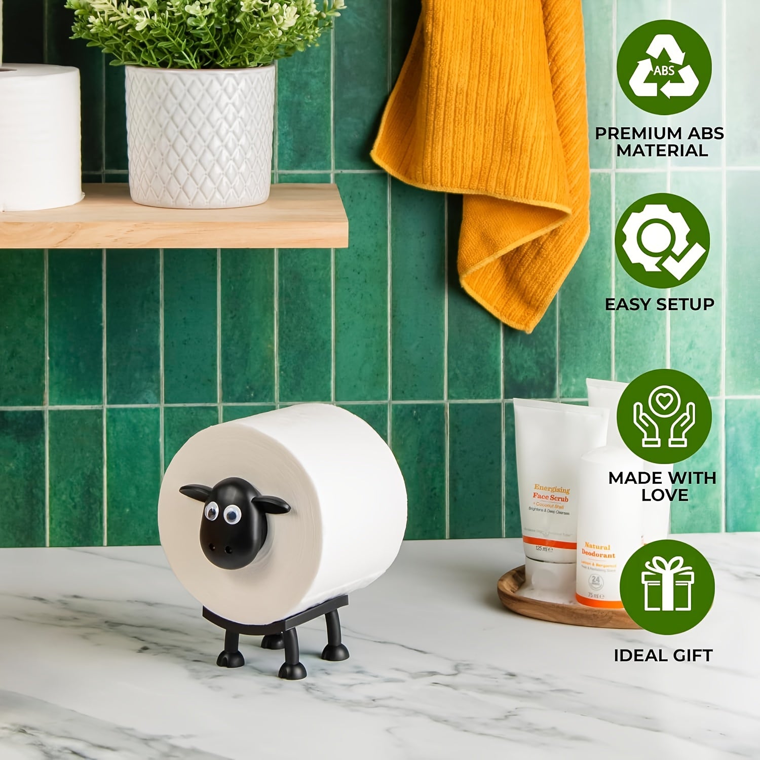 ToiletSheep | 3 leuke schapenrolhouders – Speelse badkamer- en toiletaccessoires