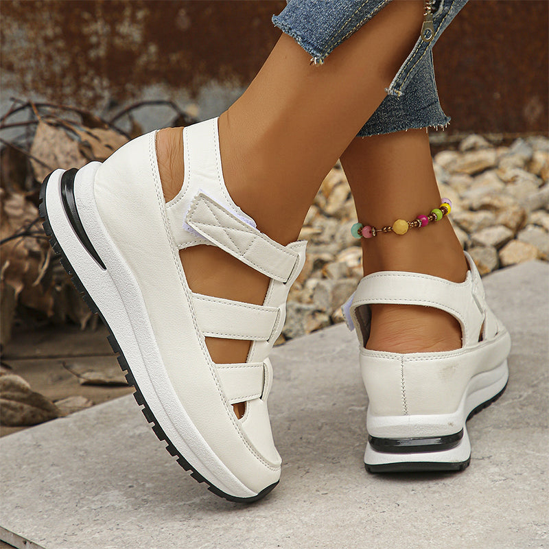 Calyra | Comfortabele Ondersteunende Sandalen – Verstelbare Klittenbandschoenen voor Wandelen