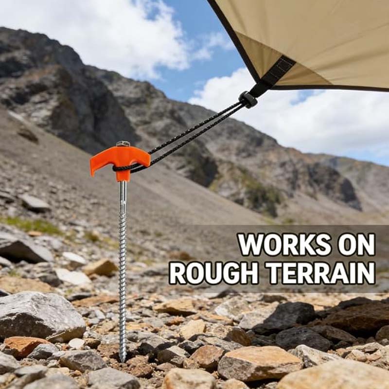 StakeMax | Duurzame Tentgrondanker – Stevige, Onverplaatsbare Tentpin, Outdoor Camping Haring