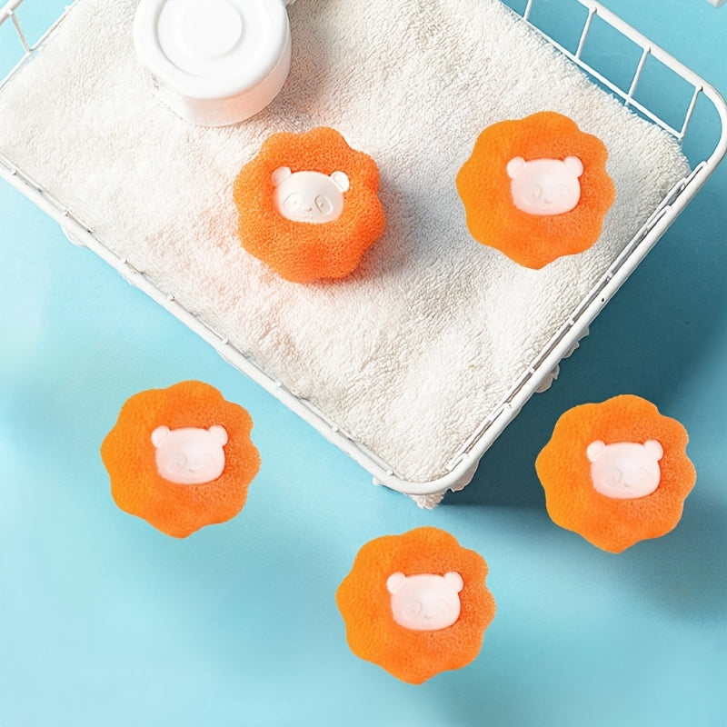 FluffBalls | Wasmachine Schoonmaakballen - 3/5 stuks, haar- en vlekverwijdering, herbruikbare wasballen voor kleverig vuil
