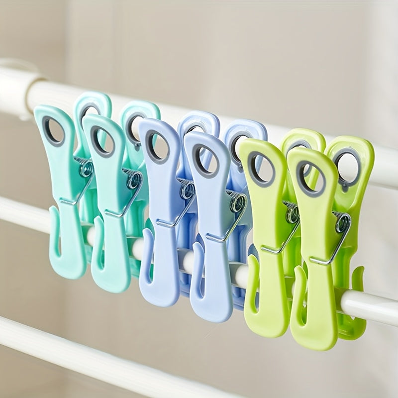 TurboClips | Extra sterke winddichte wasknijpers – duurzame plastic wasclips met stevige grip voor het drogen