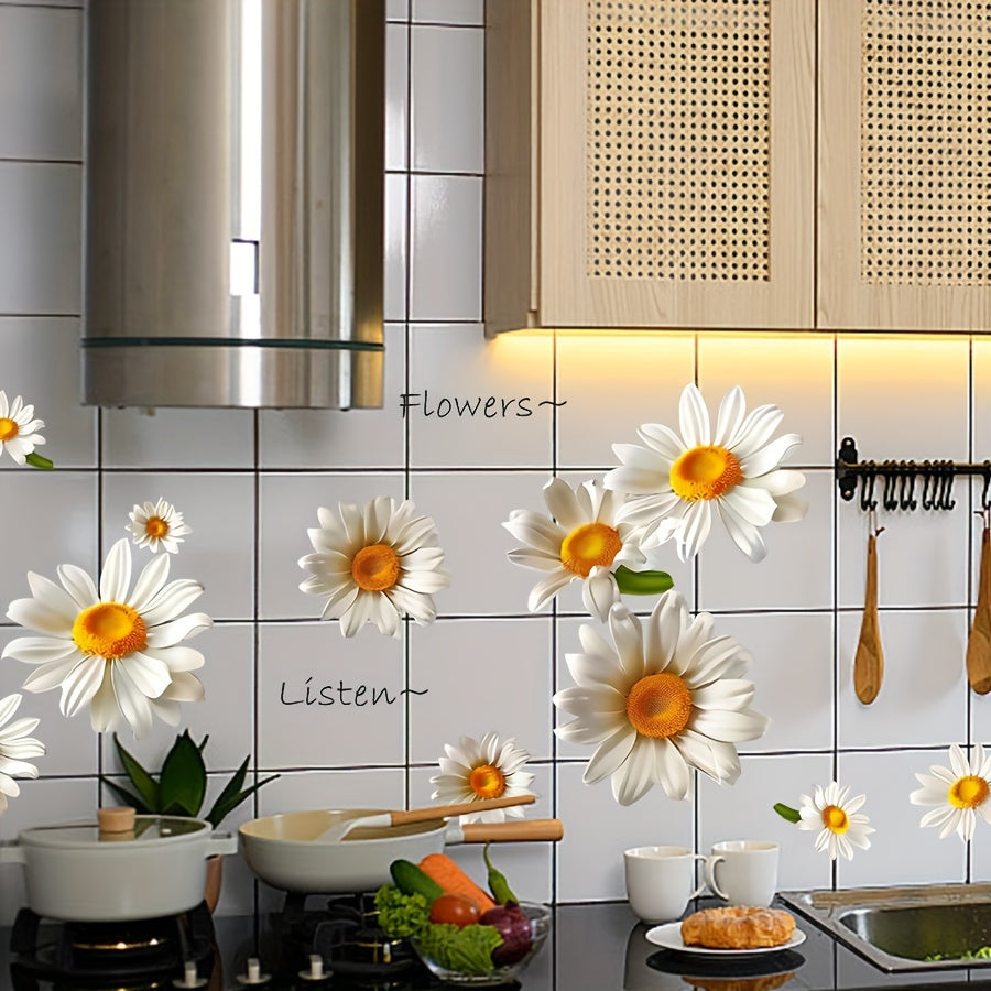 BloomWall | Zelfklevende Muurstickers voor Keuken & Eetkamer – Margriet Bloemdecoratie