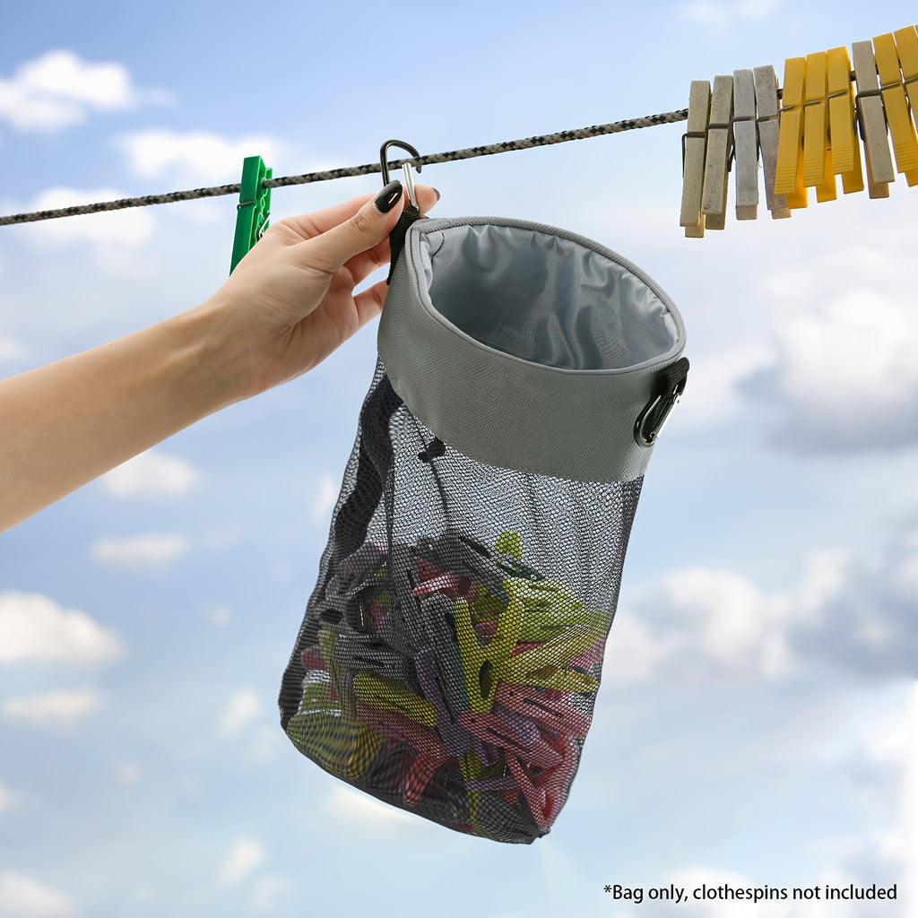 MeshNest | Ademende mesh opbergtas voor kleding met haken