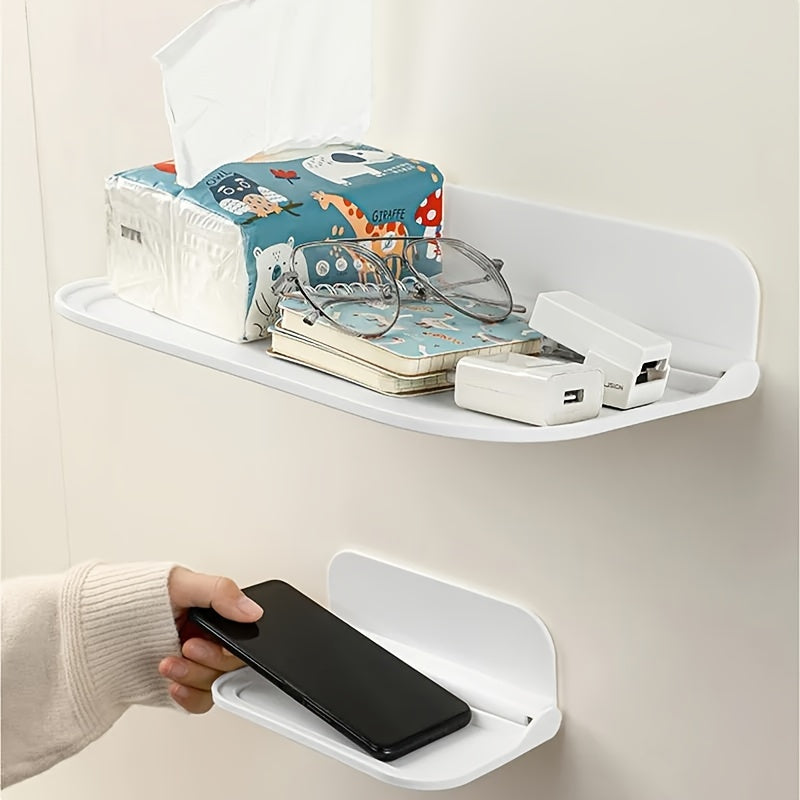 FlipShelf | Opvouwbare wandplank, verstelbaar, installatie zonder boren, ruimtebesparende organizer