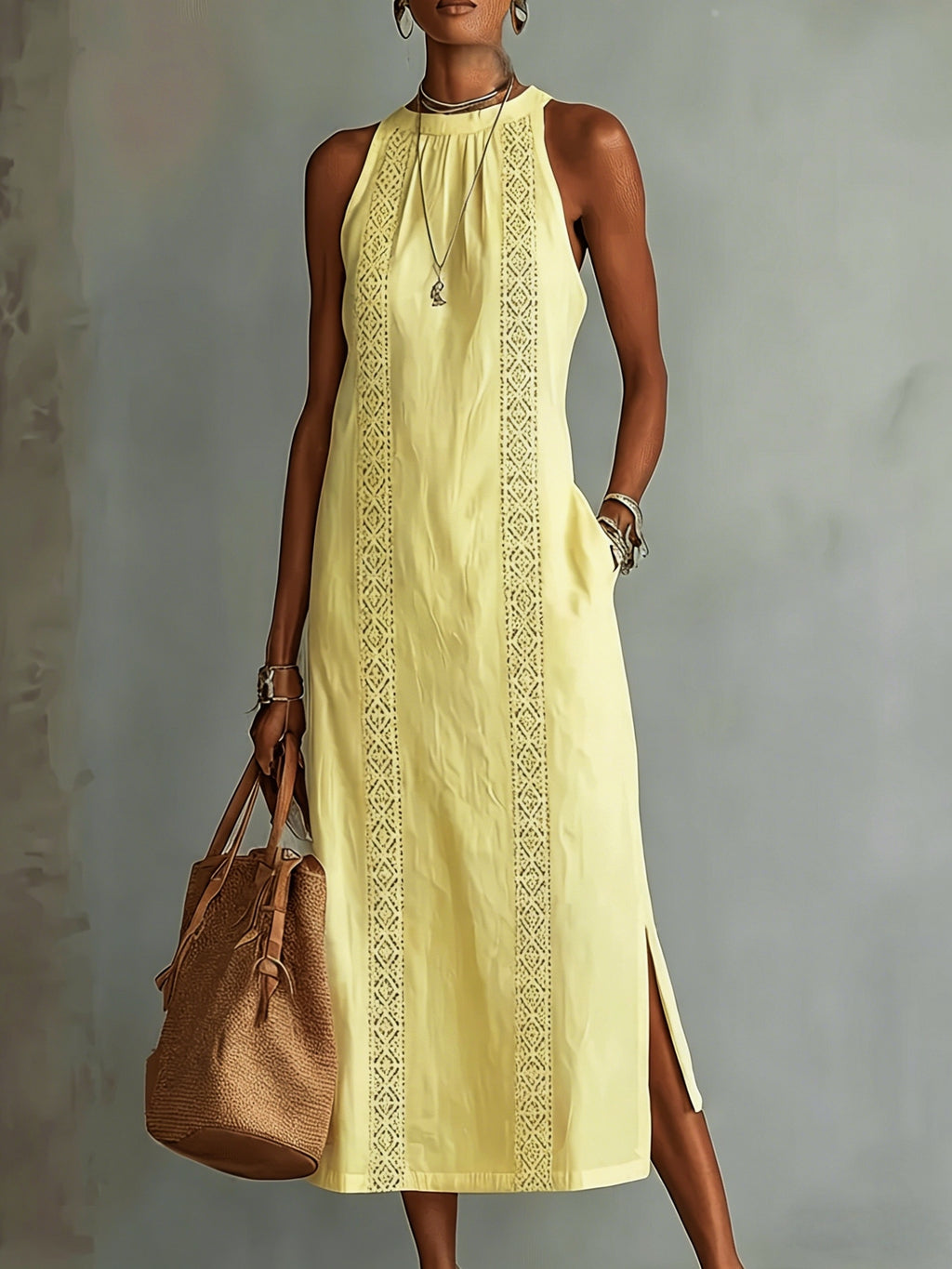 Mylah | Damesmode - Lichte, casual en elegante zomerjurk met losse pasvorm