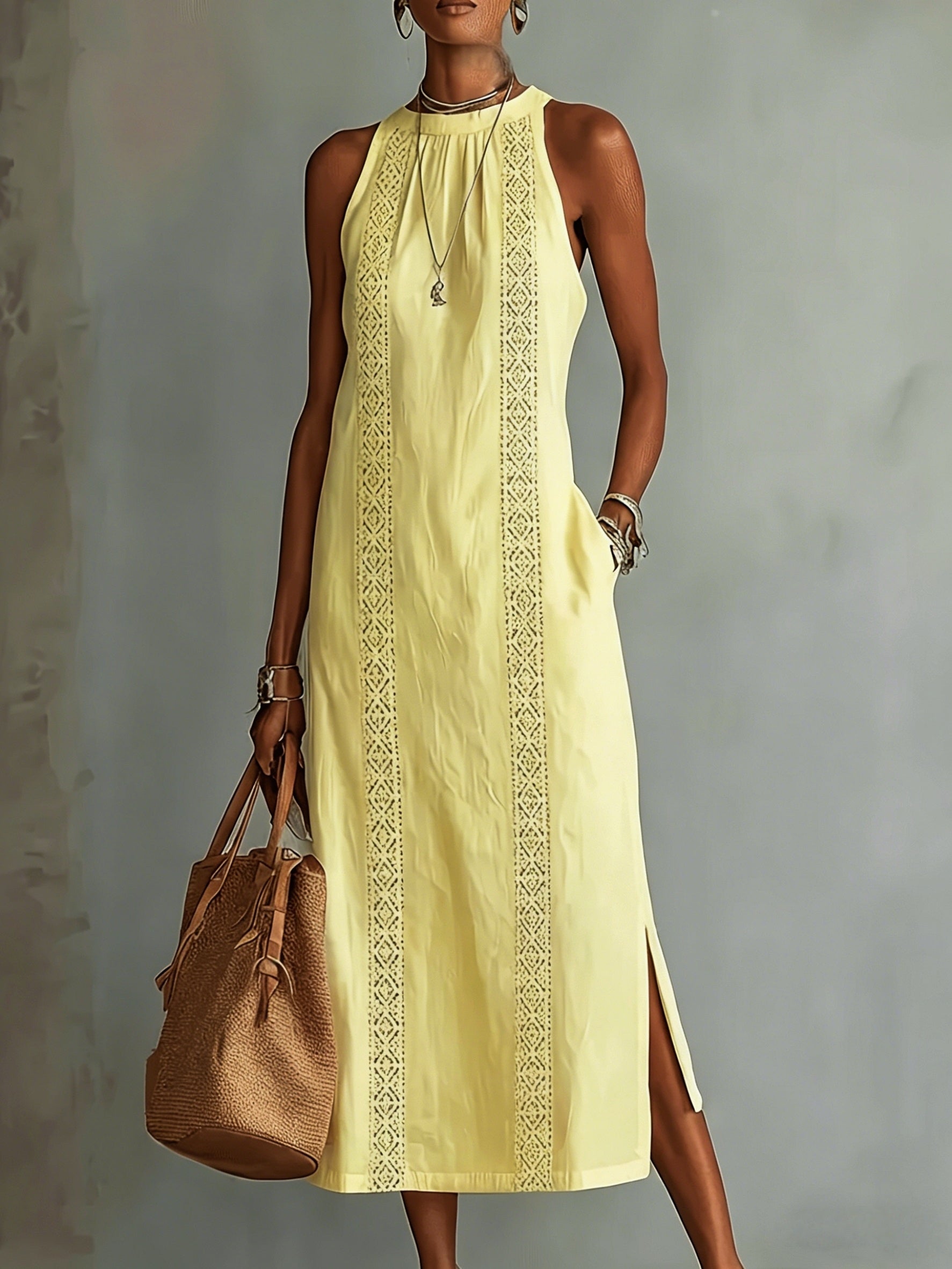 Mylah | Damesmode - Lichte, casual en elegante zomerjurk met losse pasvorm