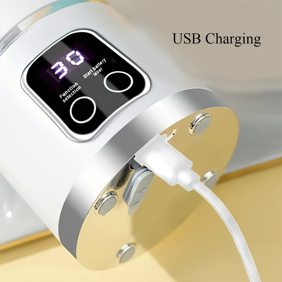 PortaBlend | Draagbare USB-oplaadbare blender & citruspers - ideaal voor smoothies, milkshakes en eenvoudig schoonmaken
