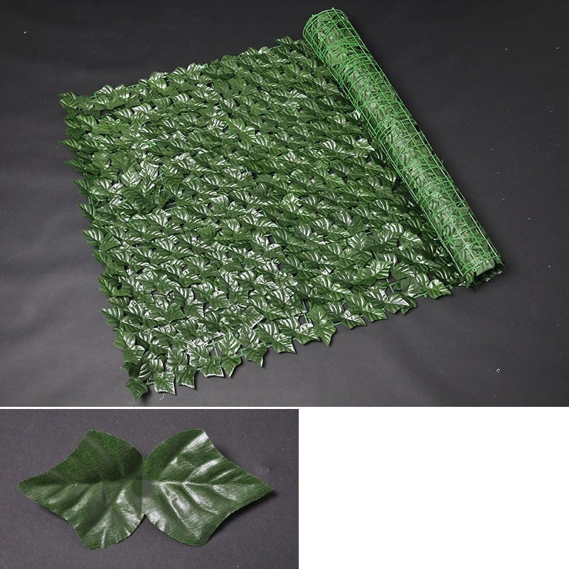 LeafBarrier | Kunstmatige privacy schuttingpanelen – kunstmatige klimopblad-scherm