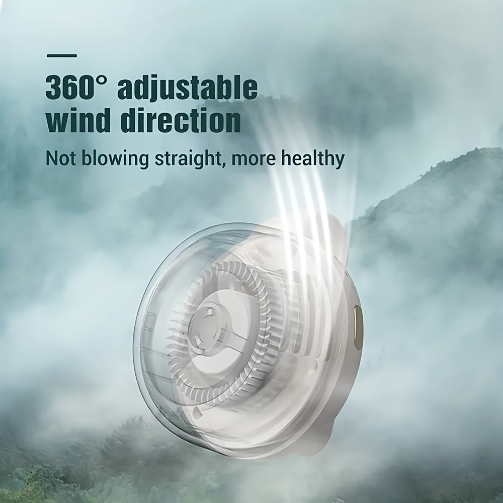 BreezeClip | Mini USB-clip ventilator - Draagbare wearable ventilator met 3 snelheden