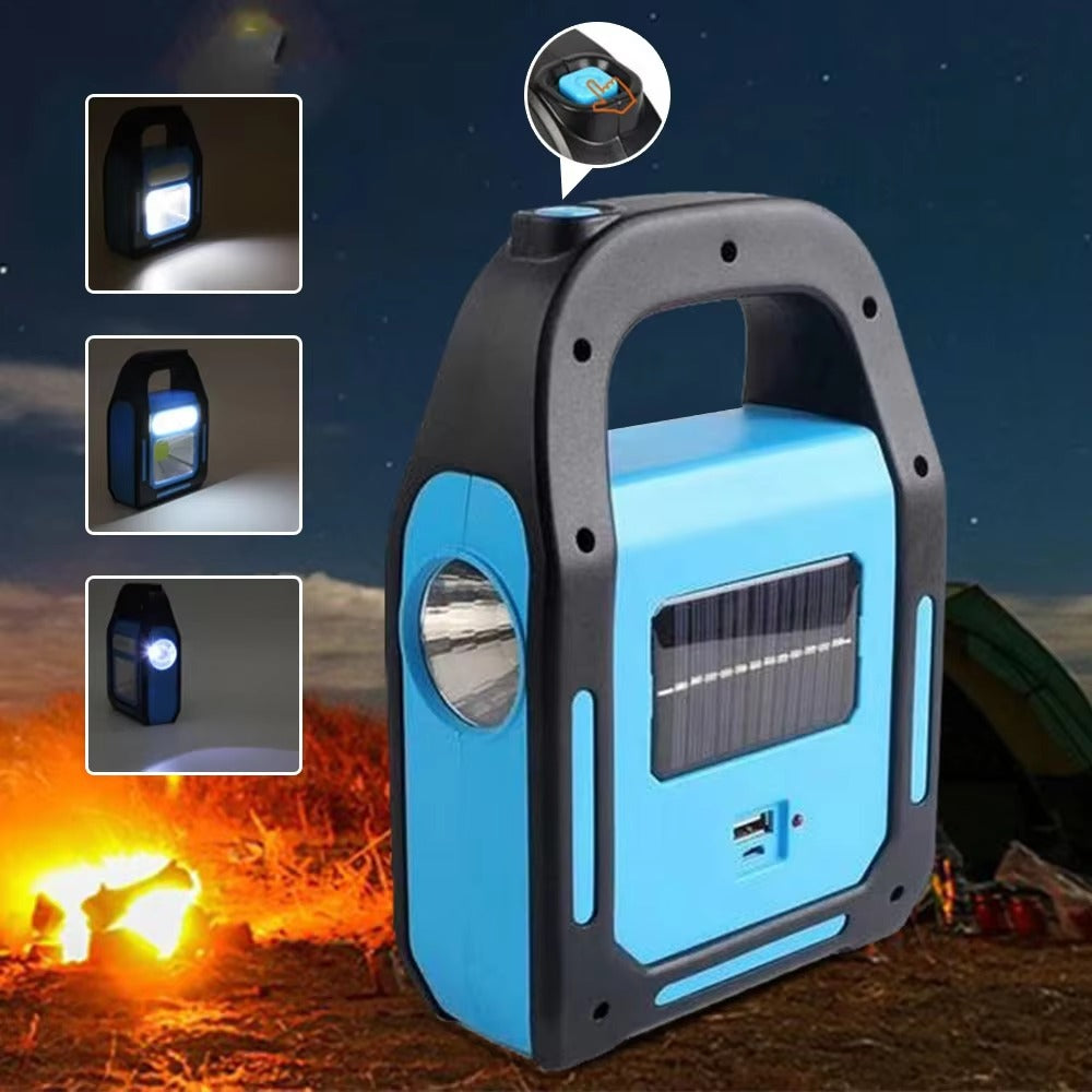 VoltLamp | Oplaadbare USB Camping Lantaarn - Draagbaar LED Licht & Noodlader voor Buitenavonturen