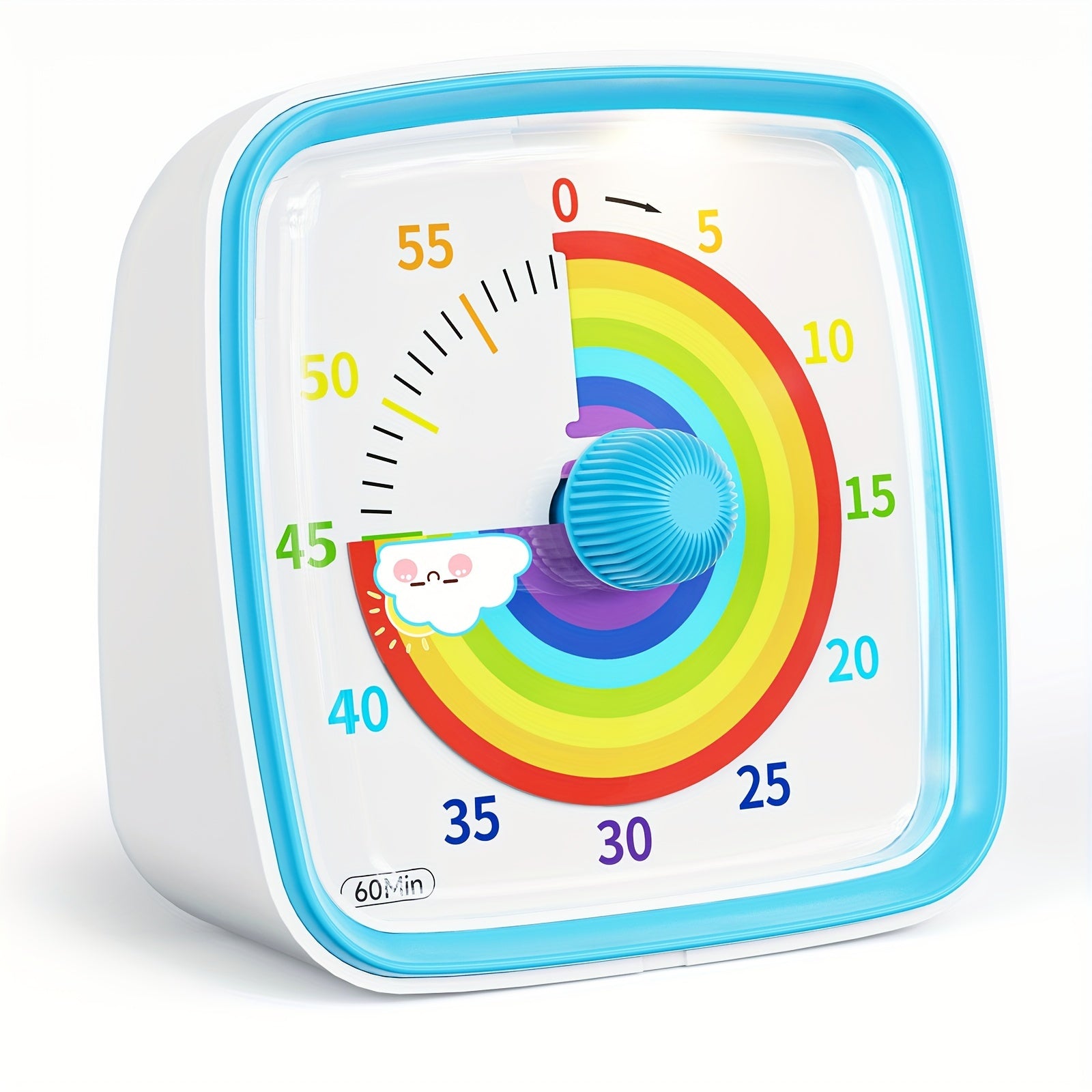 PrismTimer | Rainbow visuele timer met nachtlampje – 60 minuten aftellen