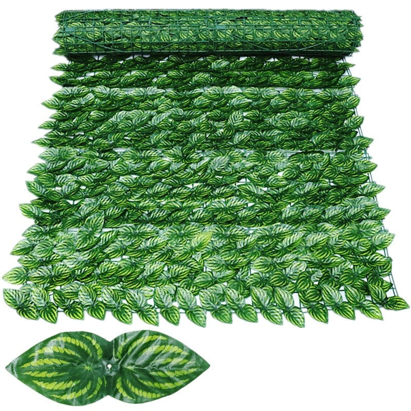 LeafBarrier | Kunstmatige privacy schuttingpanelen – kunstmatige klimopblad-scherm
