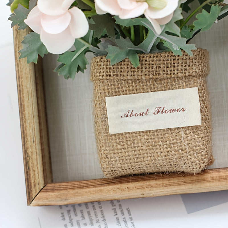 Botanique | 3D Bloemsierkunst - Houten frame met levensechte bloemstukken voor thuisdecoratie