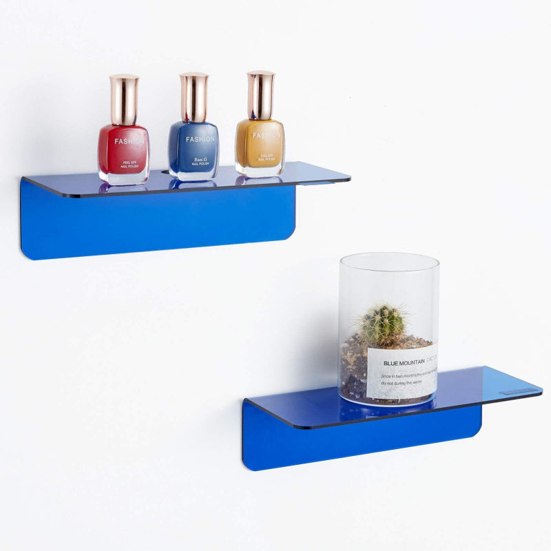 VividShelf | Kleurrijke Neon Acryl Drijvende Muurplank - Modern Thuisdecor