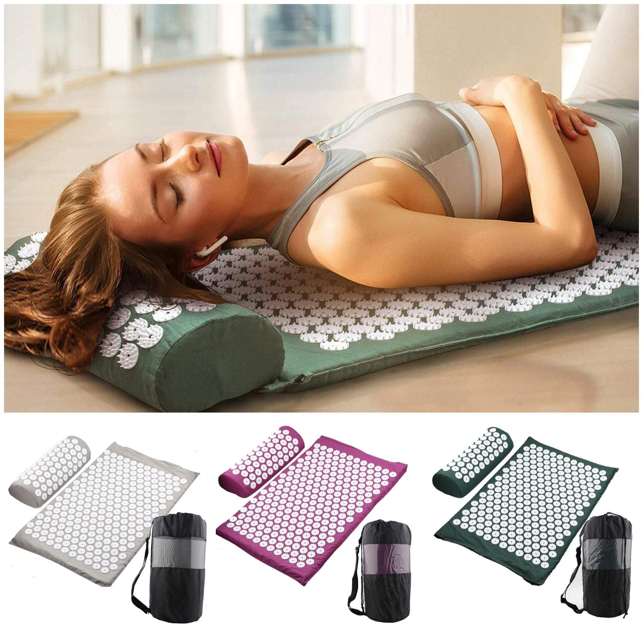 AcuRest | Acupressuurmat & kussenset voor stressvermindering, rug- en nekpijn