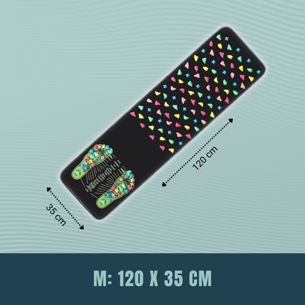 Footara | Acupressuur voetmat – antislip, pijnverlichting, stimulering van de bloedsomloop en ontspanning