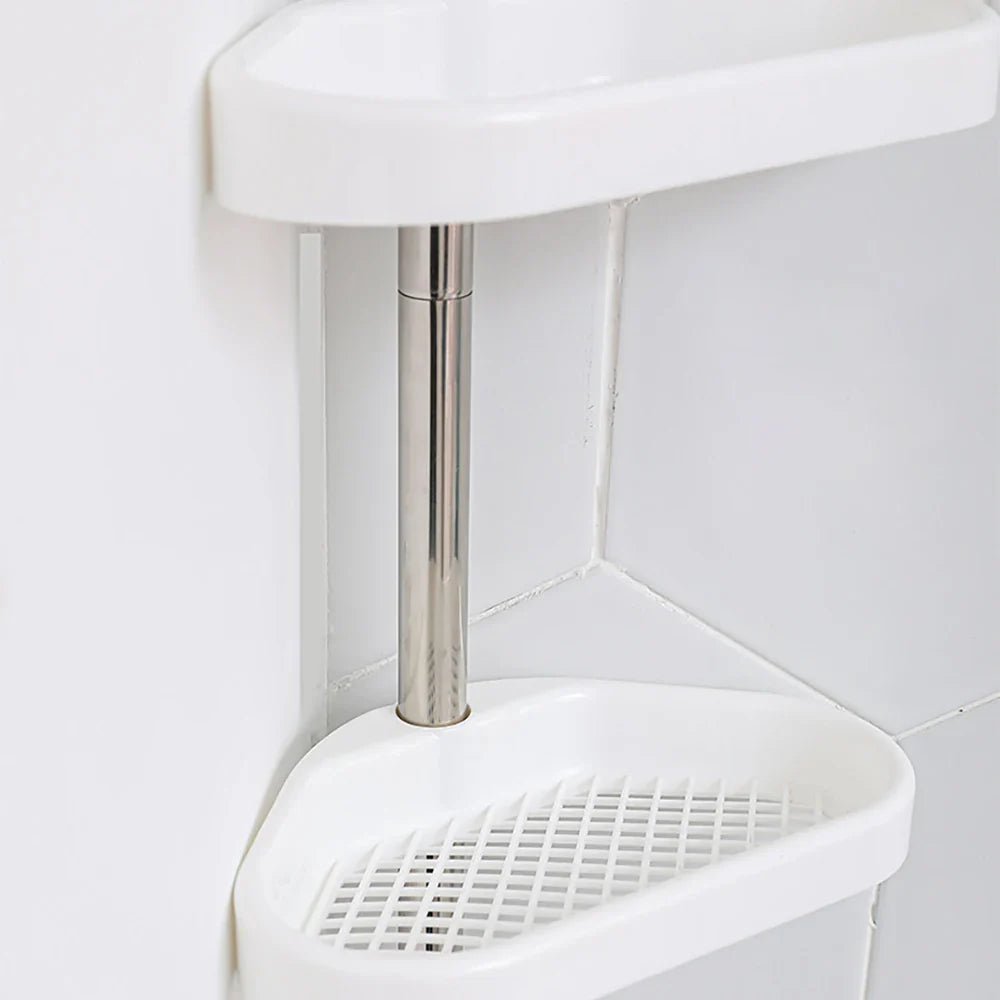 AquaSpan | Justerbar duschhylla – utdragbar badrumsförvaring