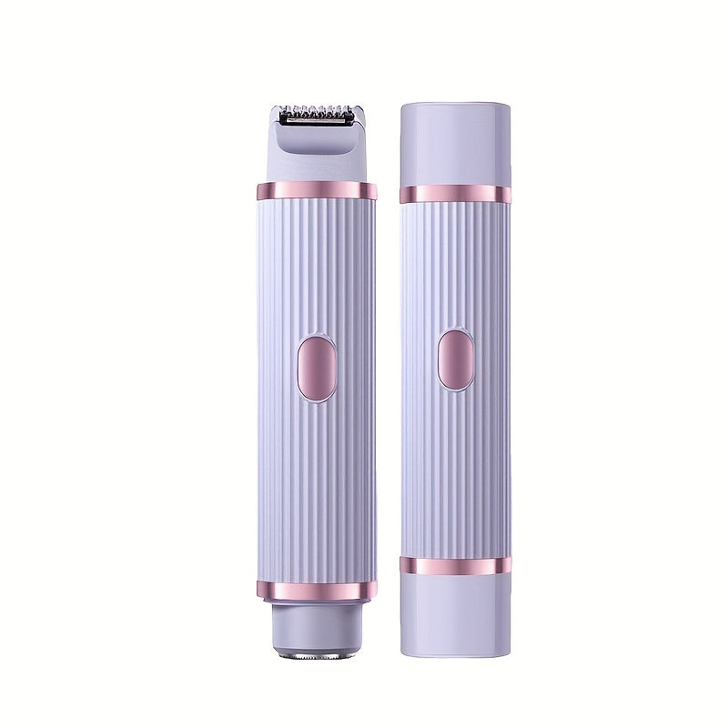 Epiluxe | 2-in-1 elektrisch scheerapparaat en trimmer voor vrouwen - nat en droog, draagbaar, snoerloos
