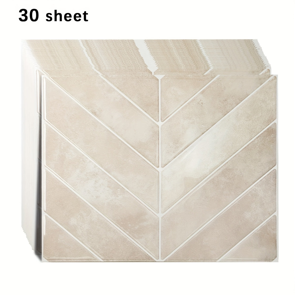 GeoTile | 3D Peel & Stick Muurtegels - Waterdicht, Oliebestendig PU Achterwand voor Keuken & Badkamer