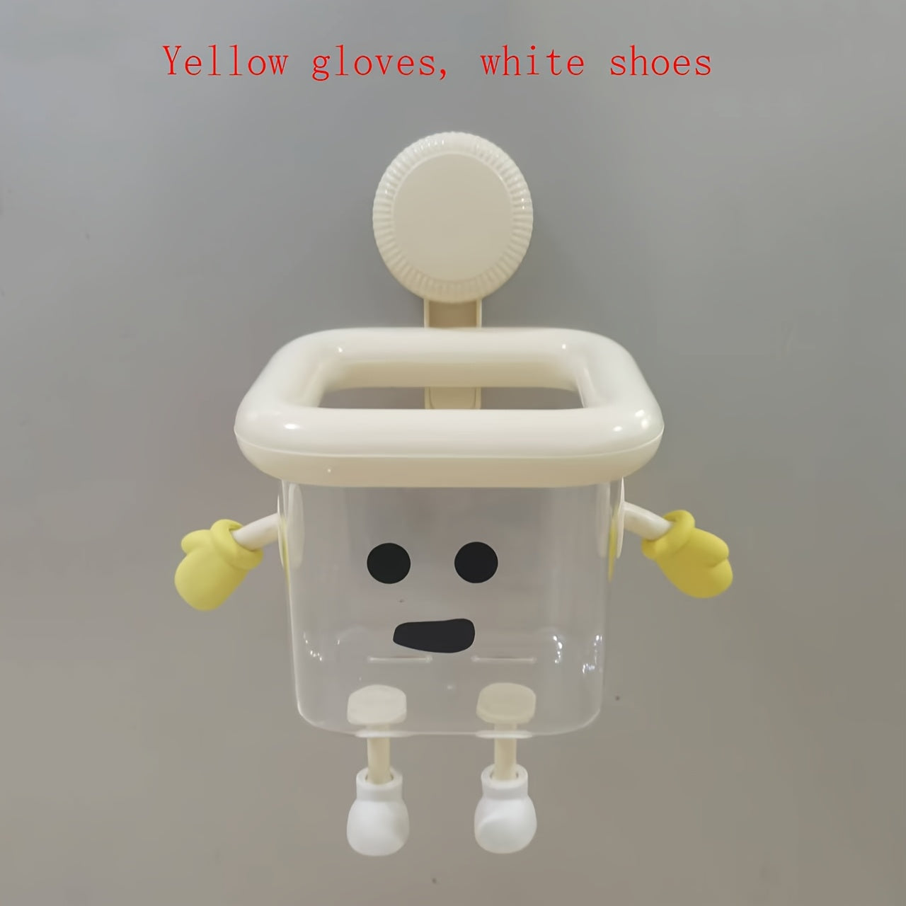 GripBrush | Wandgemonteerde tandenborstelhouder – Badkamerorganizer met zuignap, zonder boren