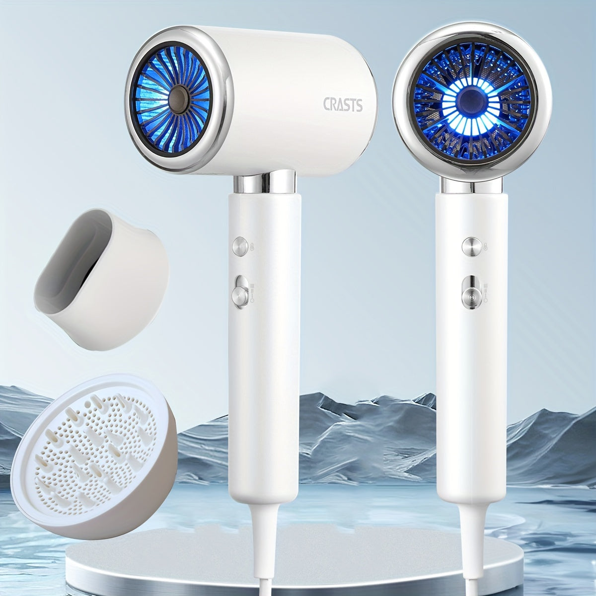 AirSilk | 2000W ionische föhn – stille professionele haardroger, snelle droogtijd, negatieve-ionentechnologie