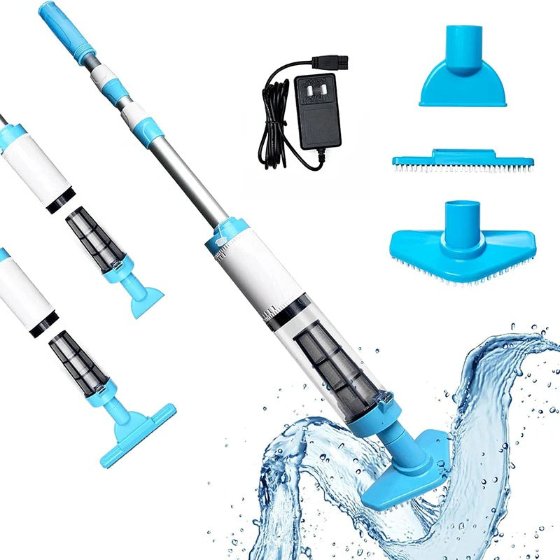 HydroClean |  Draadloze 3-in-1 zwembadstofzuiger – Oplaadbare reiniger voor vuil, stof en oppervlaktereiniging