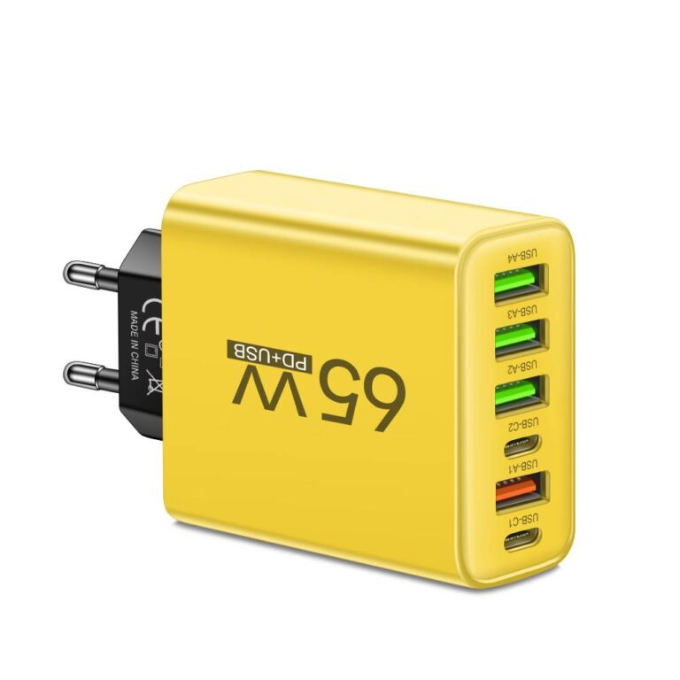 ChargeMax | Oplaadstation voor meerdere apparaten - 6-in-1 snelle oplader voor thuis en onderweg