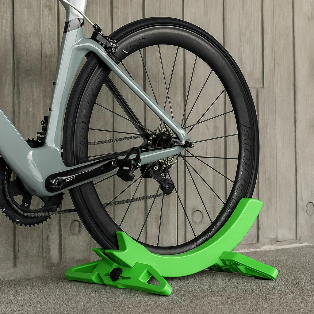 PedalPark | Universele fietsstandaard - Verstelbaar vloerrek voor alle bandenmaten, stabiele fietshouder