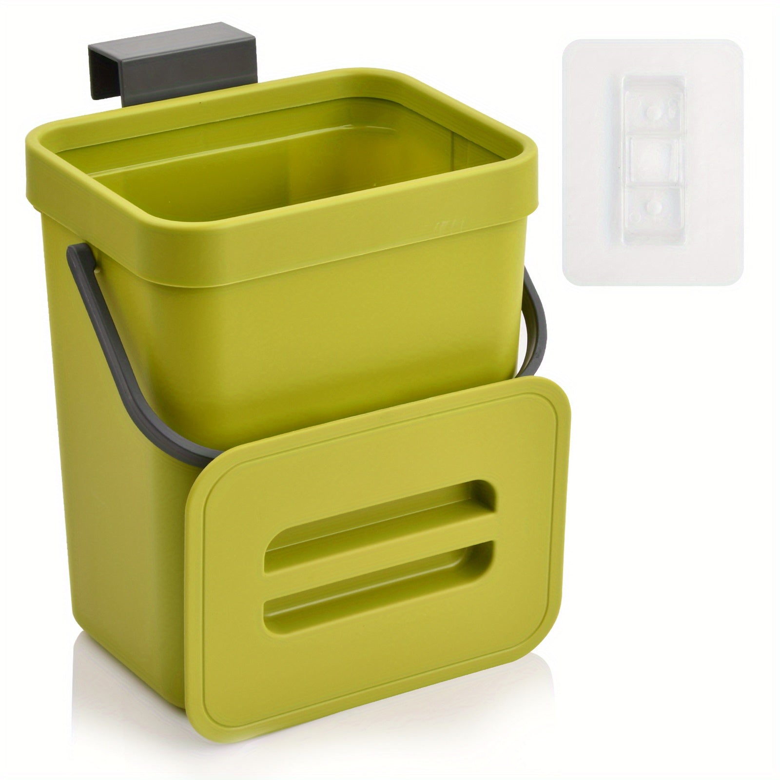WasteWise | Compacte keukencompostbak – Afvalbak voor op het aanrecht en om op te hangen