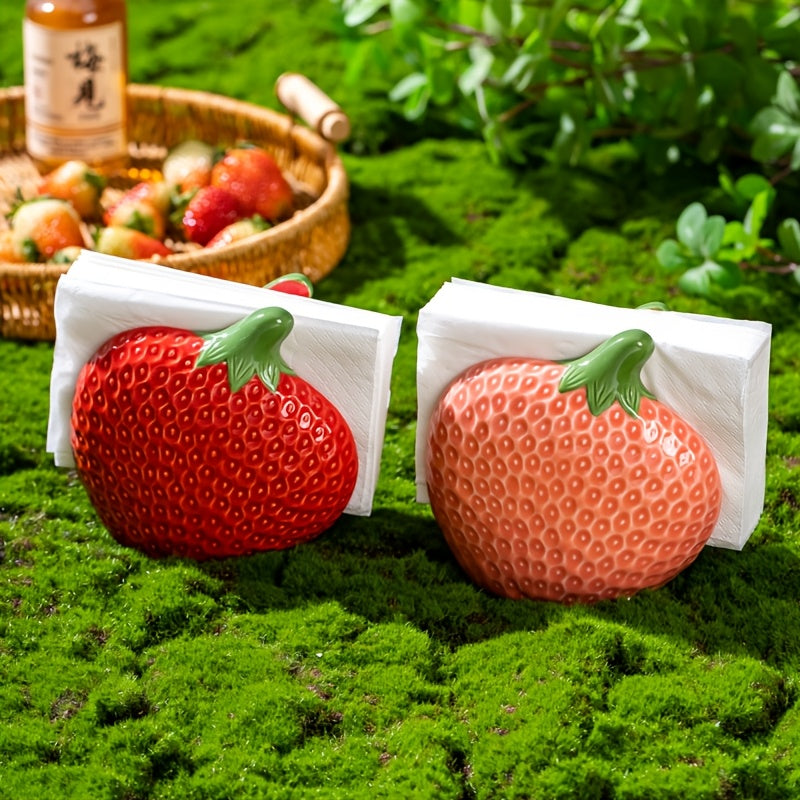BerryHold | Papieren Handdoek- en Servethouder voor Restaurant – Keramische Opbergdoos