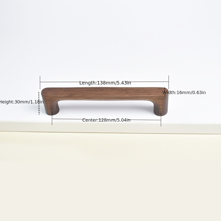 NaturaGrip | Houten kastgrepen – beuken en walnoot, moderne rustieke beslag