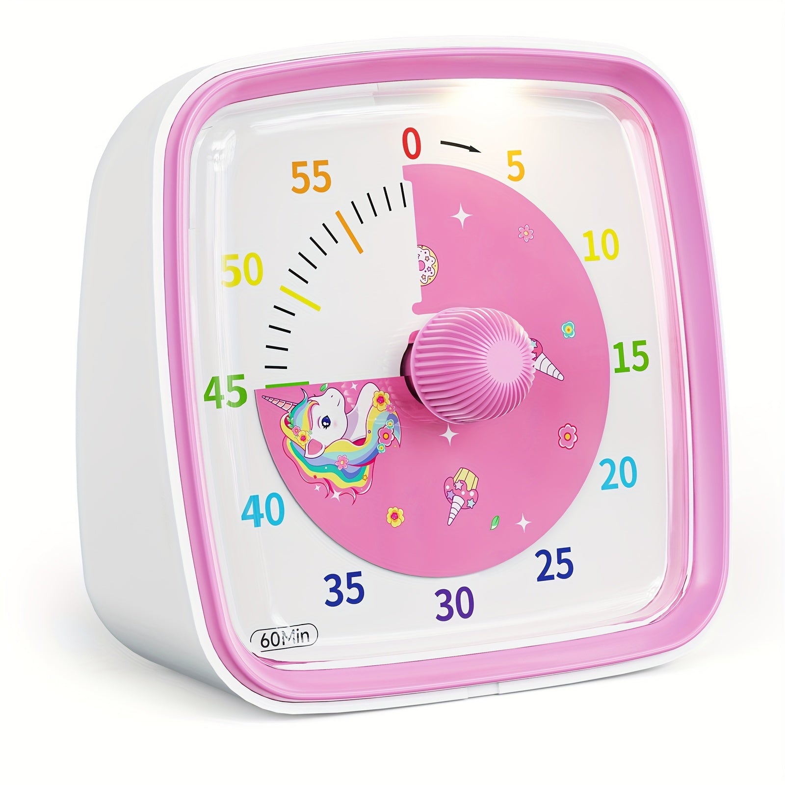 PrismTimer | Rainbow visuele timer met nachtlampje – 60 minuten aftellen