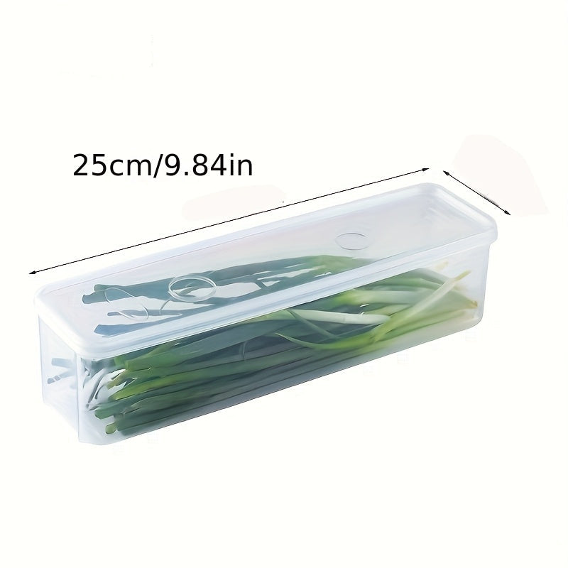 FreshBox | BPA-vrije Plastic Voedselopbergers met Deksels, Herbruikbare Rechthoekige Koelkast Organisator