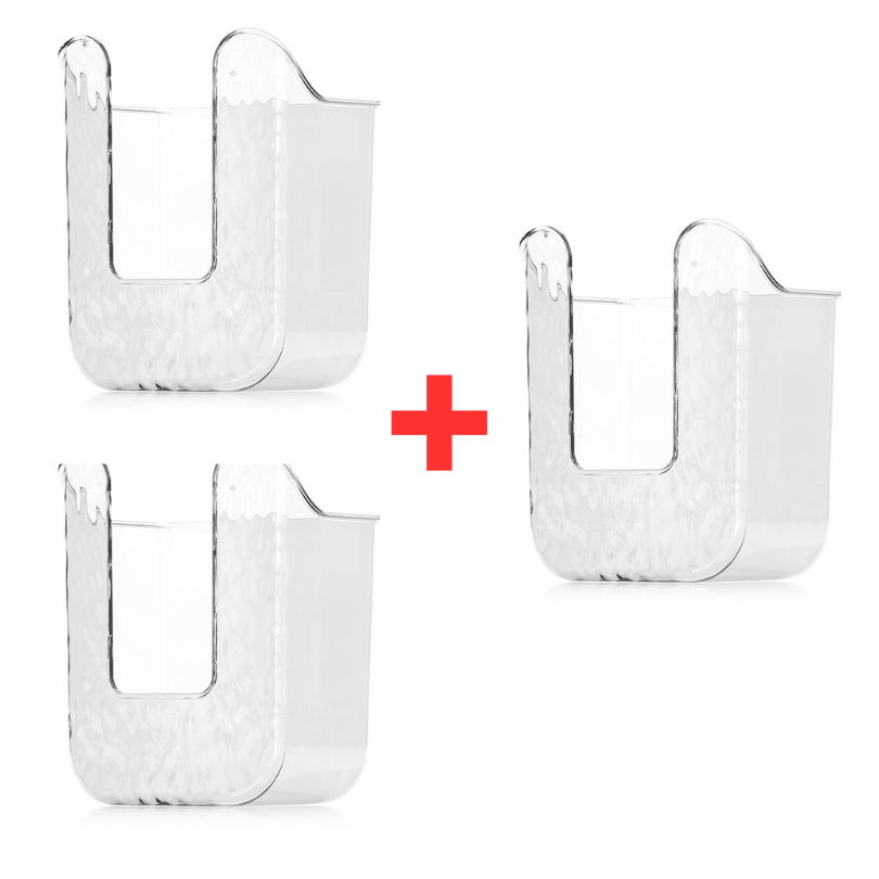 WipeNook | Boorvrije wandhouder voor tissues en doekjes - eenvoudige installatie, ruimtebesparend ontwerp