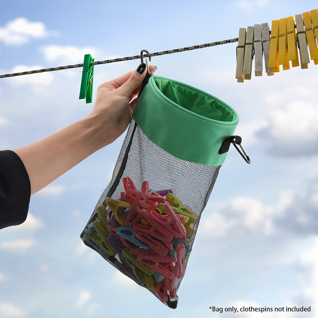 MeshNest | Ademende mesh opbergtas voor kleding met haken
