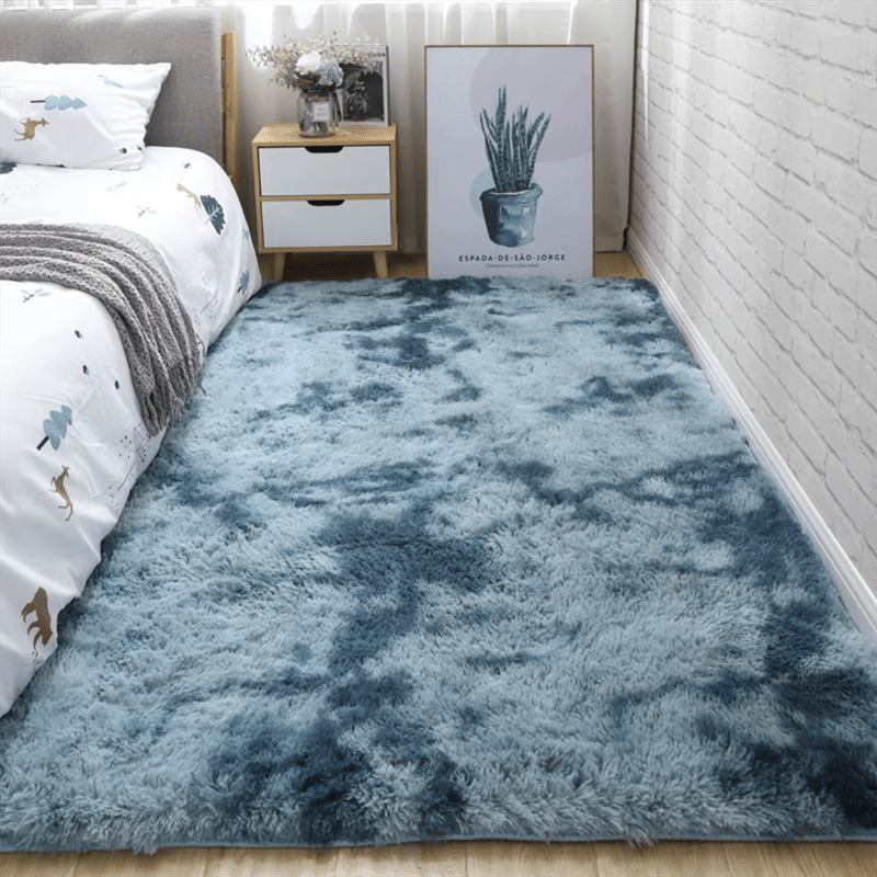 Fuzzify | Zacht Pluche Vloerkleed, Antislip Shaggy Nachtkastdeken, Fuzzy Shag Tapijt voor Slaapkamer, Woonkamer