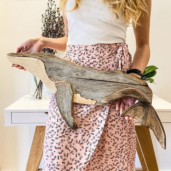 TideWood | Houten Oceaanornamenten – Kust- en Nautische Woondecoratie, Handgemaakte Driftwood-stijl