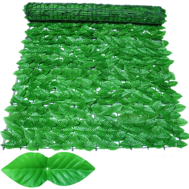 LeafBarrier | Kunstmatige privacy schuttingpanelen – kunstmatige klimopblad-scherm