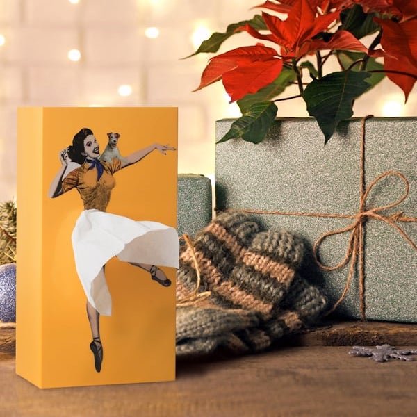 GraceBox | Vliegende Rok tissuebox - Decoratieve tissuehouder
