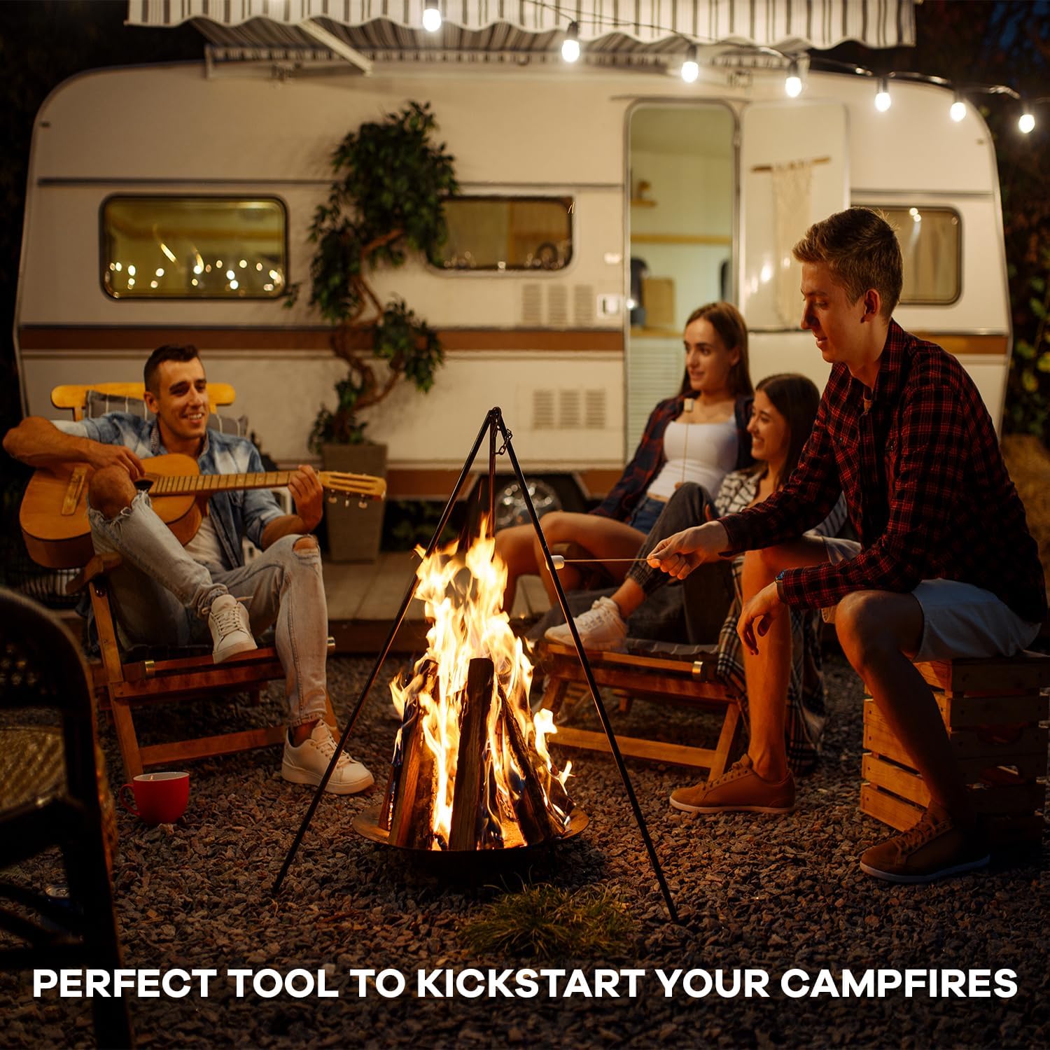 BlazeMatch | Navulbare Butaan Aansteker - Elegant Match Ontwerp, Regelbare Vlam, Perfect voor Kaarsen & Grills