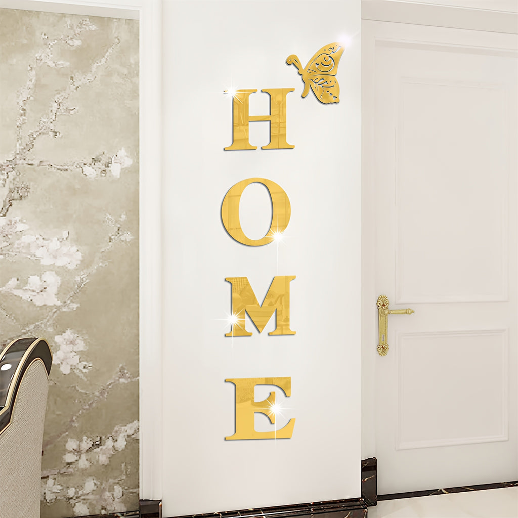 LumiFlutter | Elegante acryl vlinder muurstickers met glans – Decoratie voor thuis en op kantoor