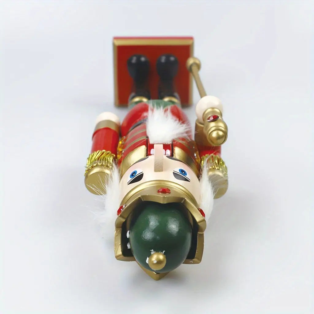 MerryCrack | Klassieke houten kerstnotenkraker – feestelijke decoratie