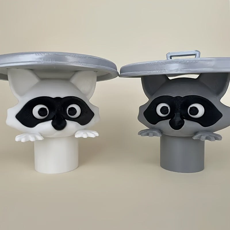 ToiletPal | 2 stuks 3D-geprinte wasbeer-toiletrolhouder – Leuke badkamerdecoratie, duurzaam plastic