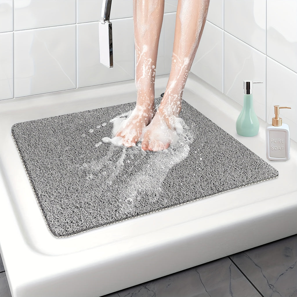 AquaGrip | Extra Grote Antislip Douchemat – Heavy Duty, Loofah-basis, Sneldrogende Badmat, Duurzaam
