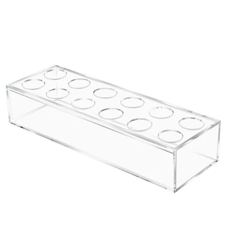 Florix | Acryl bloemenvaas – helder modern ontwerp, duurzaam, 12–18 gaten, elegante woondecoratie