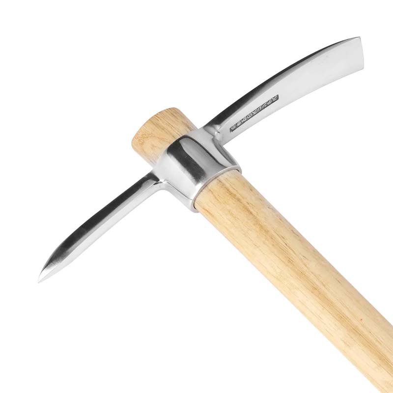 RootPick | Roestvrijstalen Tuinhak met Dubbele Kop – Zware Tuinmattock