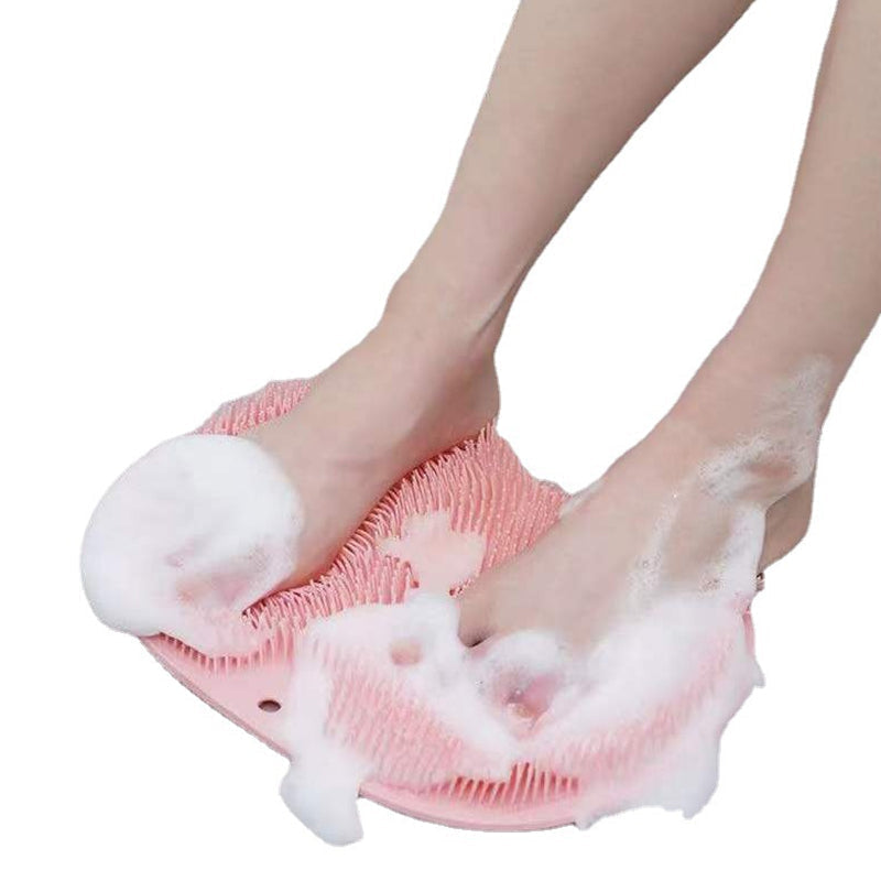 SilkiScrub | Silicone Douche Scrubber - anti-slip voet- en rugmassagekussen voor ontspanning en reiniging