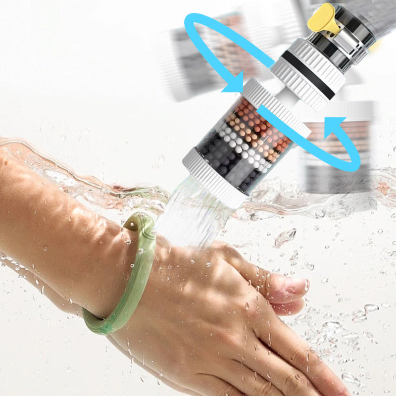 FlowPure | Waterfilter voor kraan – Op de kraan te monteren zuiveringsapparaat, spatwaterdicht
