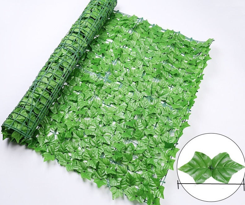 LeafBarrier | Kunstmatige privacy schuttingpanelen – kunstmatige klimopblad-scherm