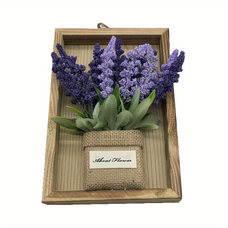 Botanique | 3D Bloemsierkunst - Houten frame met levensechte bloemstukken voor thuisdecoratie